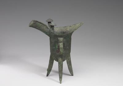 图片[3]-Jue wine vessel with inscription “Tu”, late Shang dynasty, c. 13th-11th century BCE-China Archive